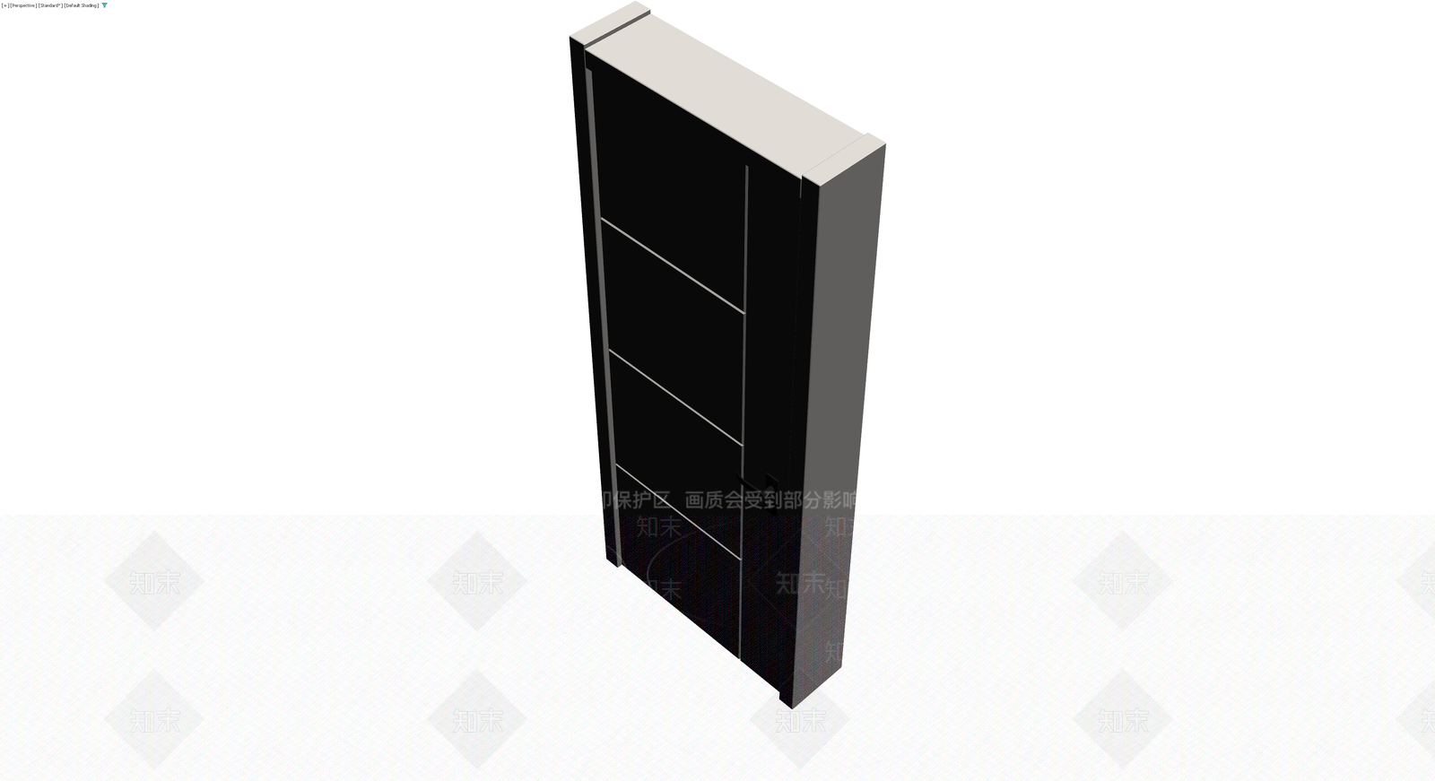 现代风格成品门3D模型下载【ID:1229630484】