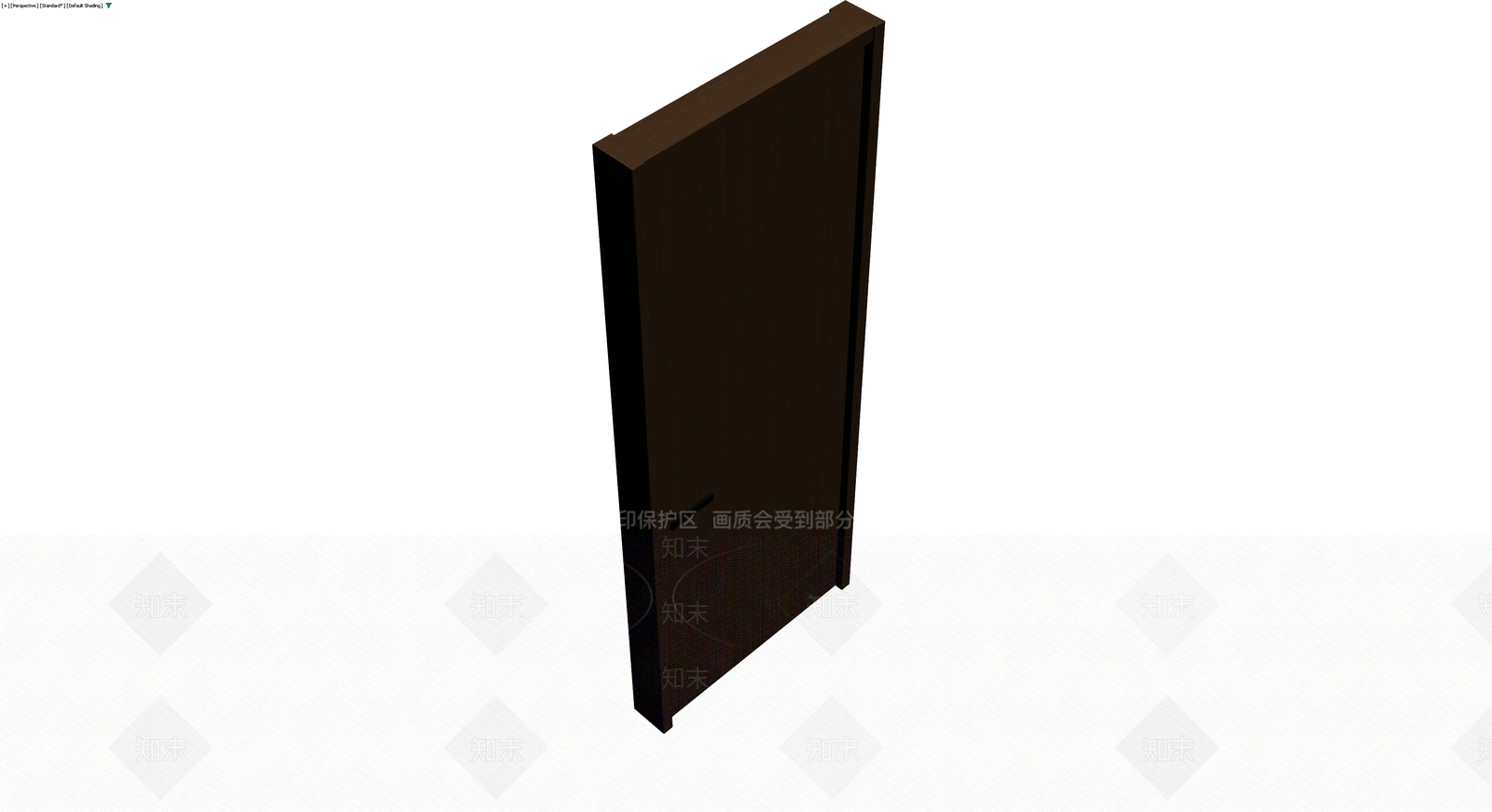 深木色平开门体模型3D模型下载【ID:1229877531】
