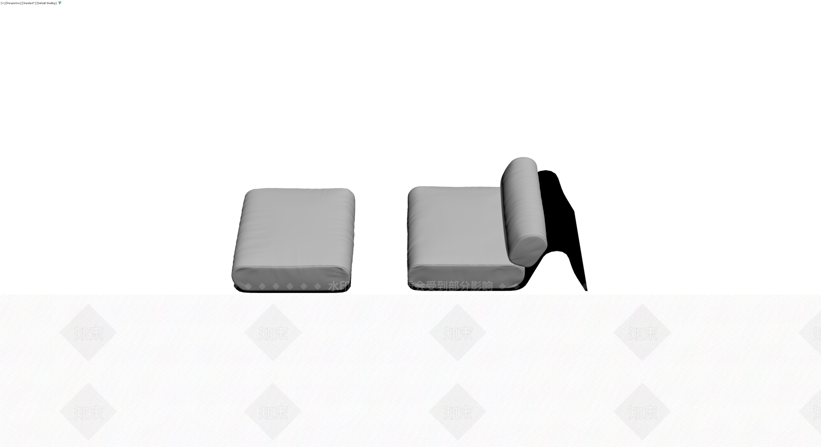 现代风格灰色沙发组合3D模型下载【ID:1230333666】