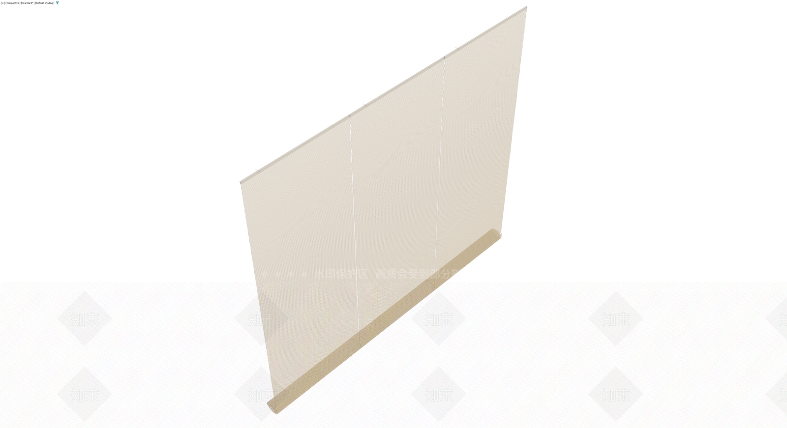 米色卷帘模型3D模型下载【ID:1229861828】