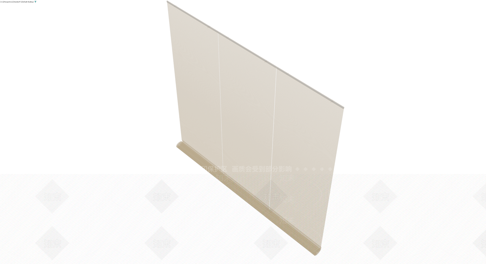米色卷帘模型3D模型下载【ID:1229861828】