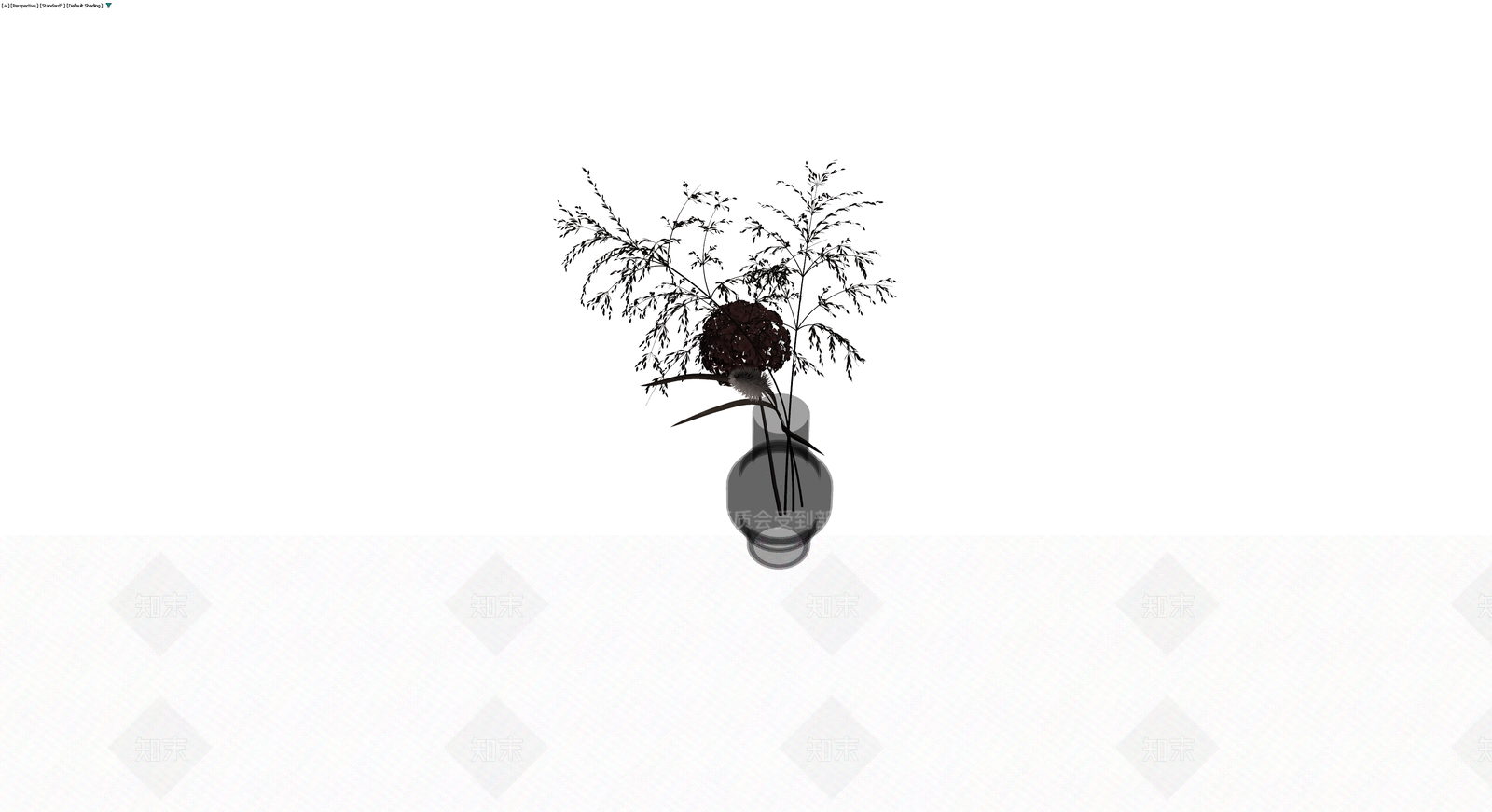 花瓶插花组合3D模型下载【ID:1230674184】