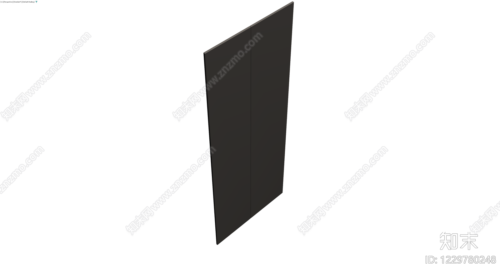中式双开木门3D模型下载【ID:1229780248】