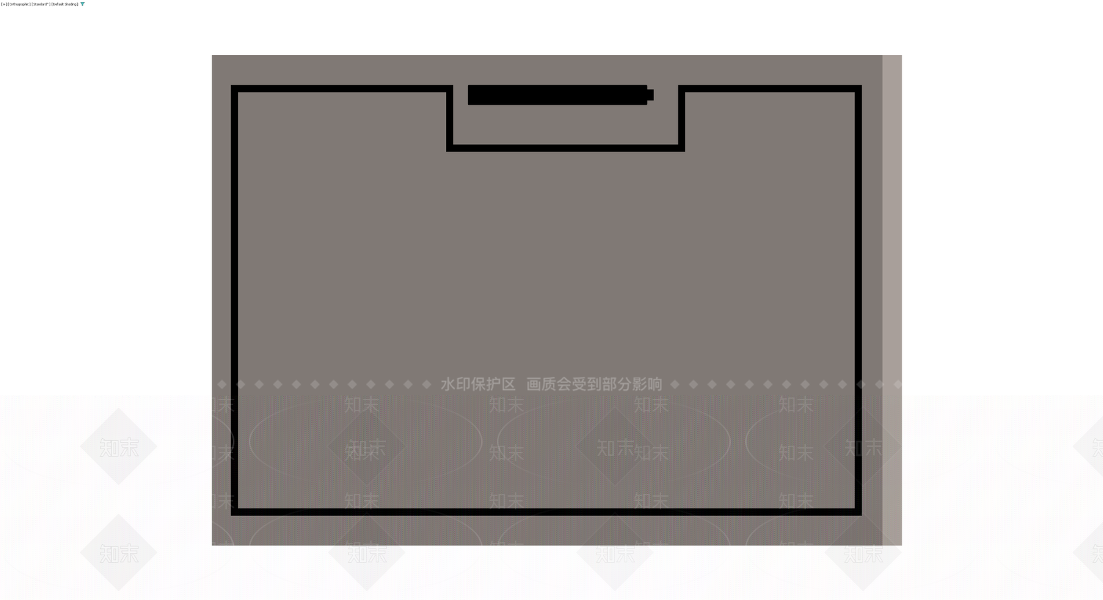 灰色板夹模型3D模型下载【ID:1230412016】