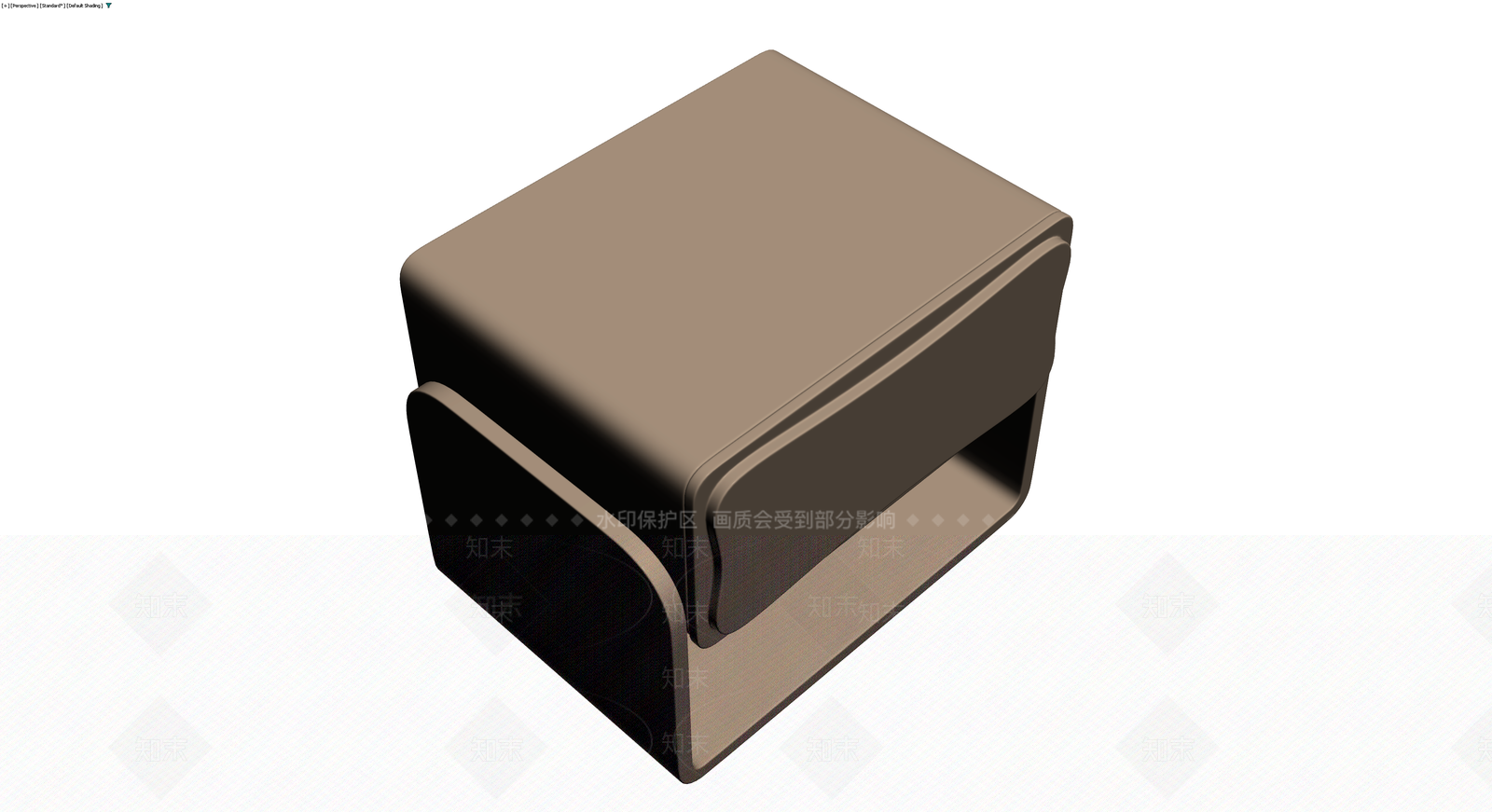 现代风格床头柜3D模型下载【ID:1230378913】