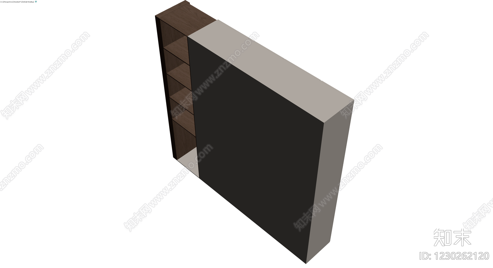 双拼配色收纳柜3D模型下载【ID:1230262120】