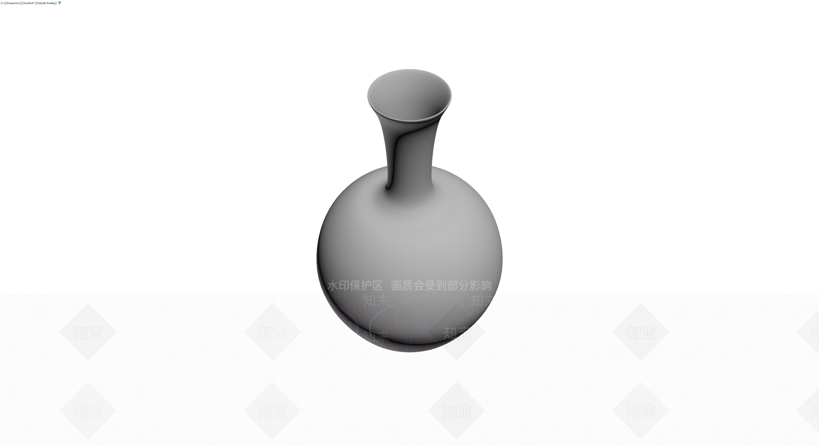 流线型陶瓷花瓶3D模型下载【ID:1229905791】