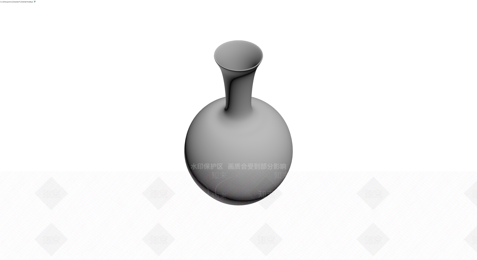 流线型陶瓷花瓶3D模型下载【ID:1229905791】