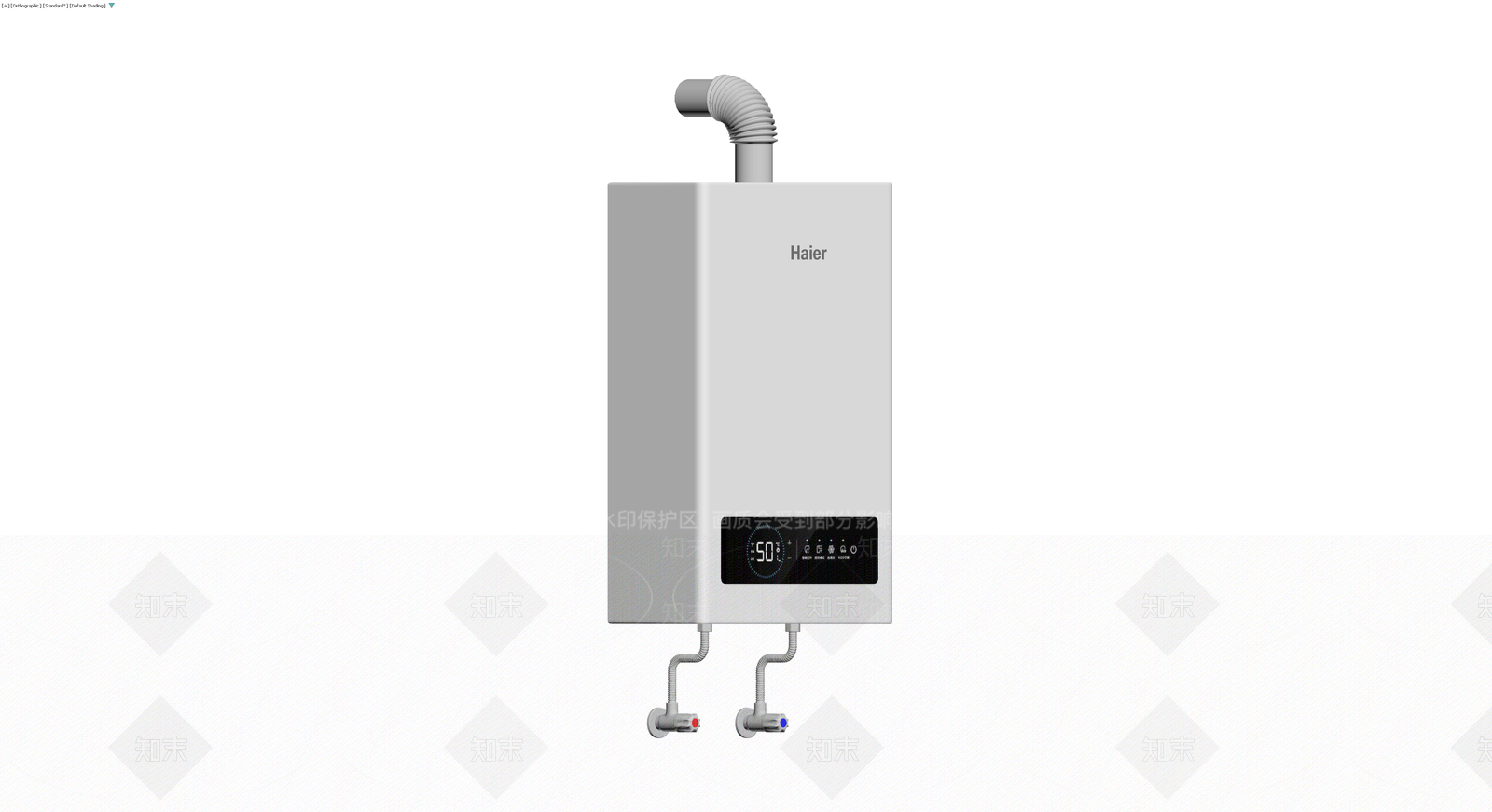 海尔燃气热水器模型3D模型下载【ID:1229920508】