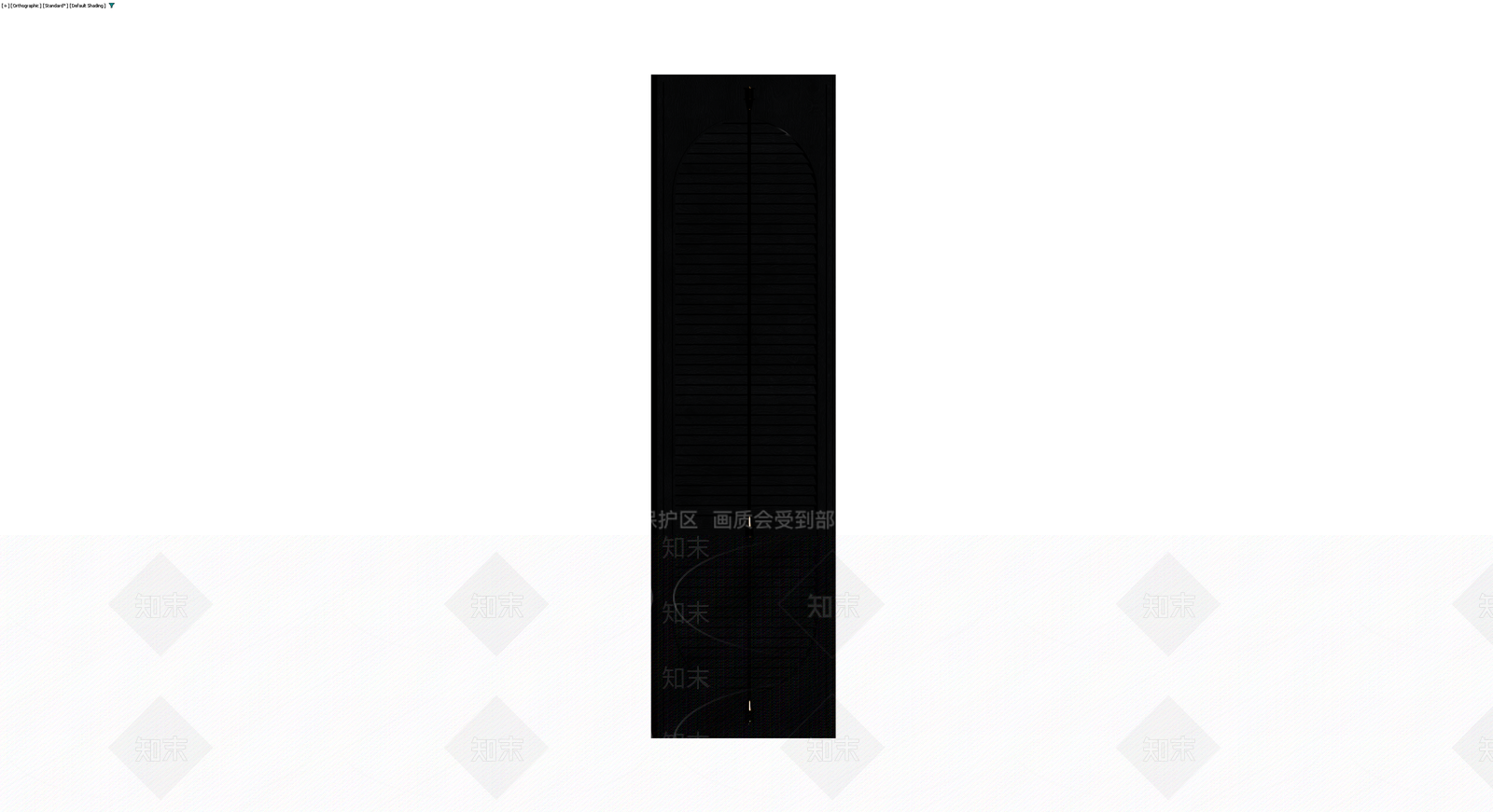 黑色双开百叶门3D模型下载【ID:1230182363】