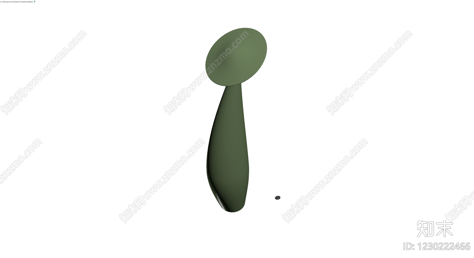 橄榄绿落地灯3D模型下载【ID:1230222466】