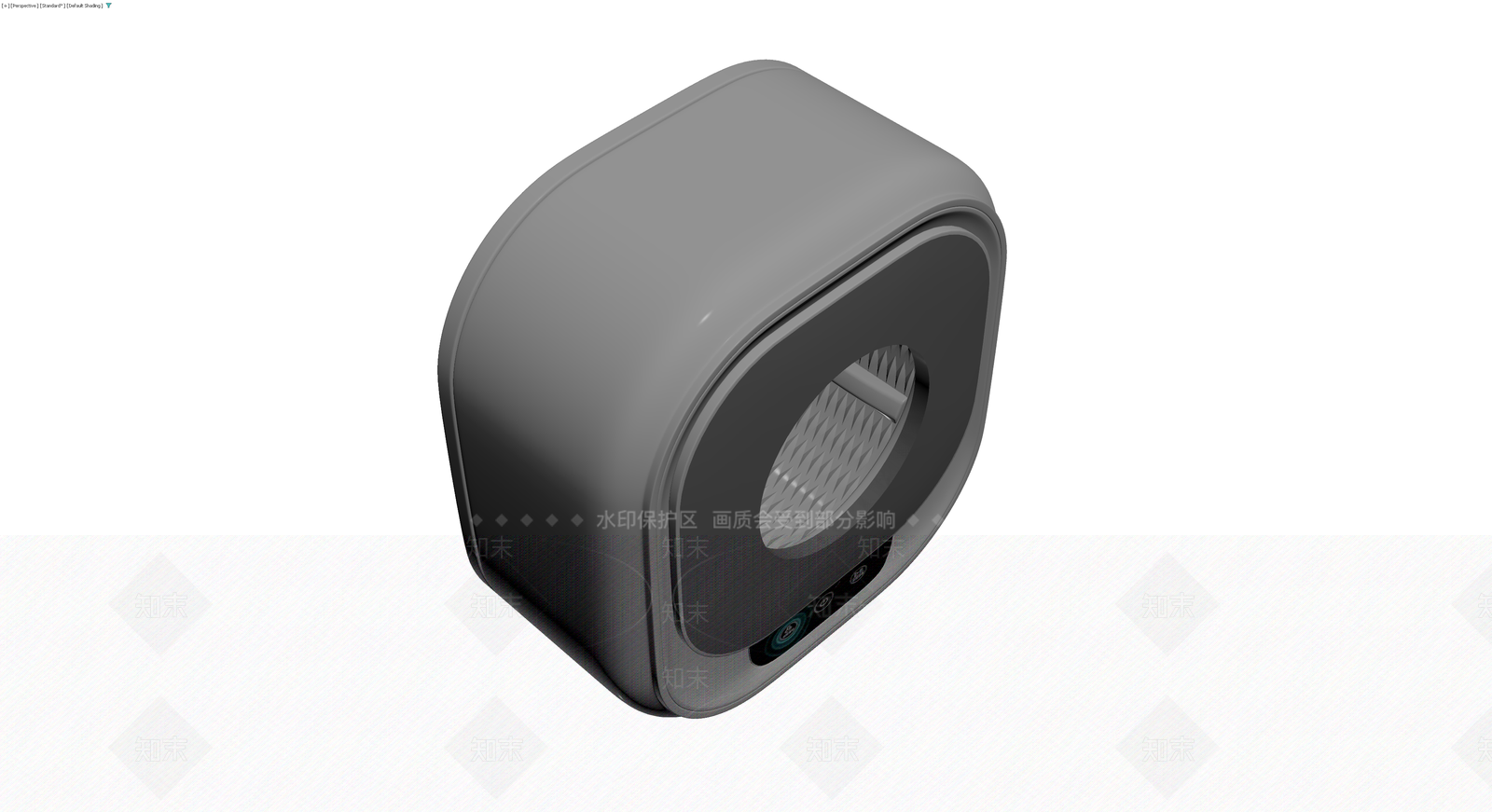 灰色迷你洗衣机3D模型下载【ID:1230398188】