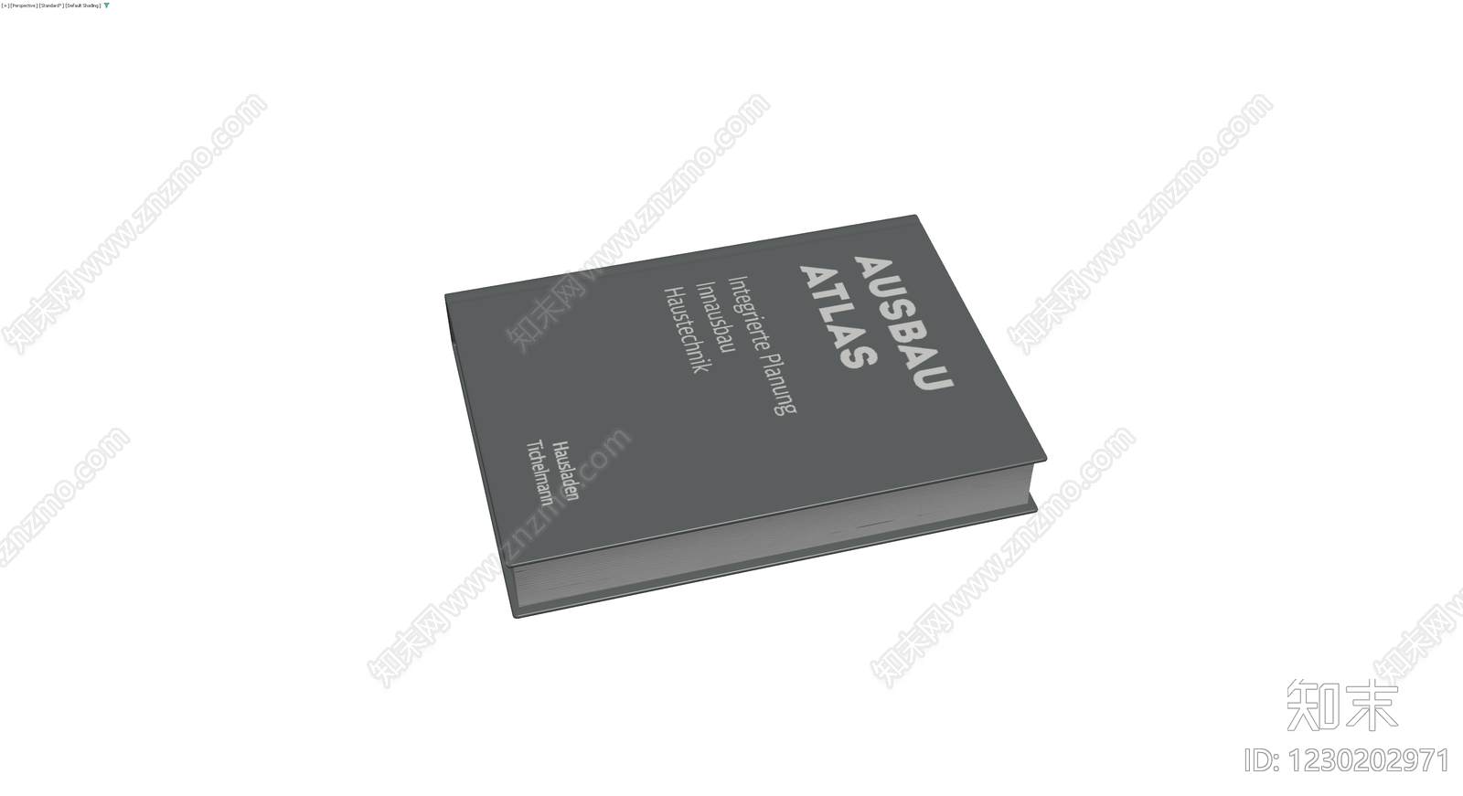灰色精装书籍模型3D模型下载【ID:1230202971】