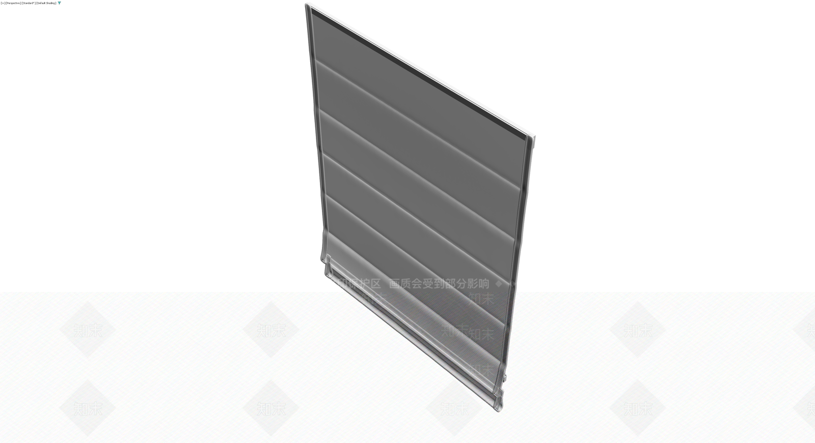 灰色褶皱卷帘模型3D模型下载【ID:1229923189】
