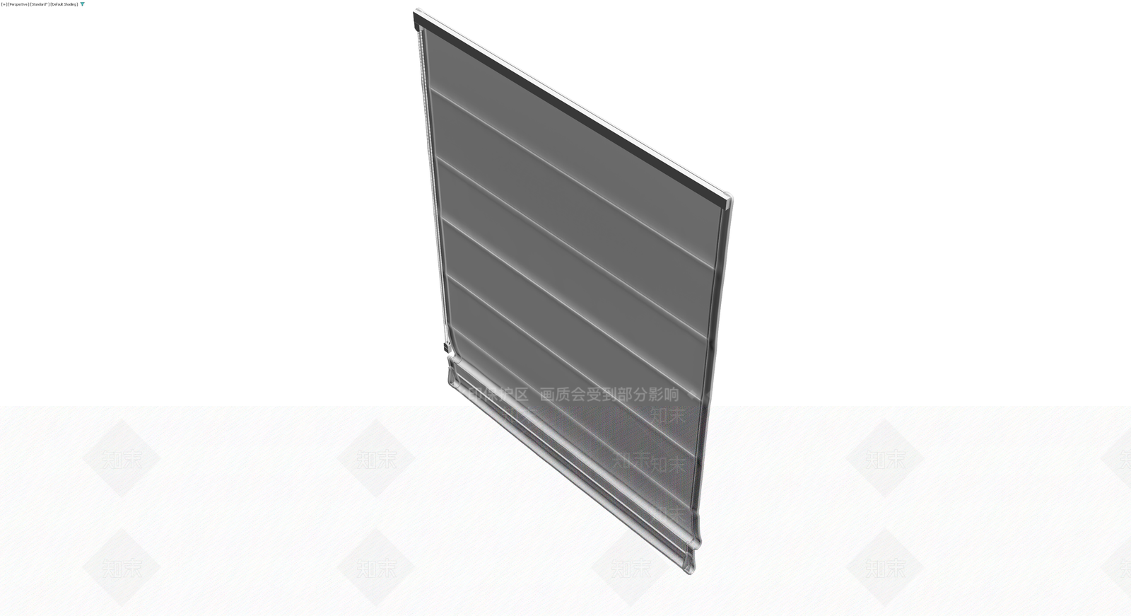 灰色褶皱卷帘模型3D模型下载【ID:1229923189】