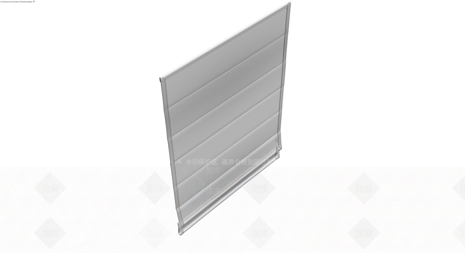 灰色褶皱卷帘模型3D模型下载【ID:1229923189】