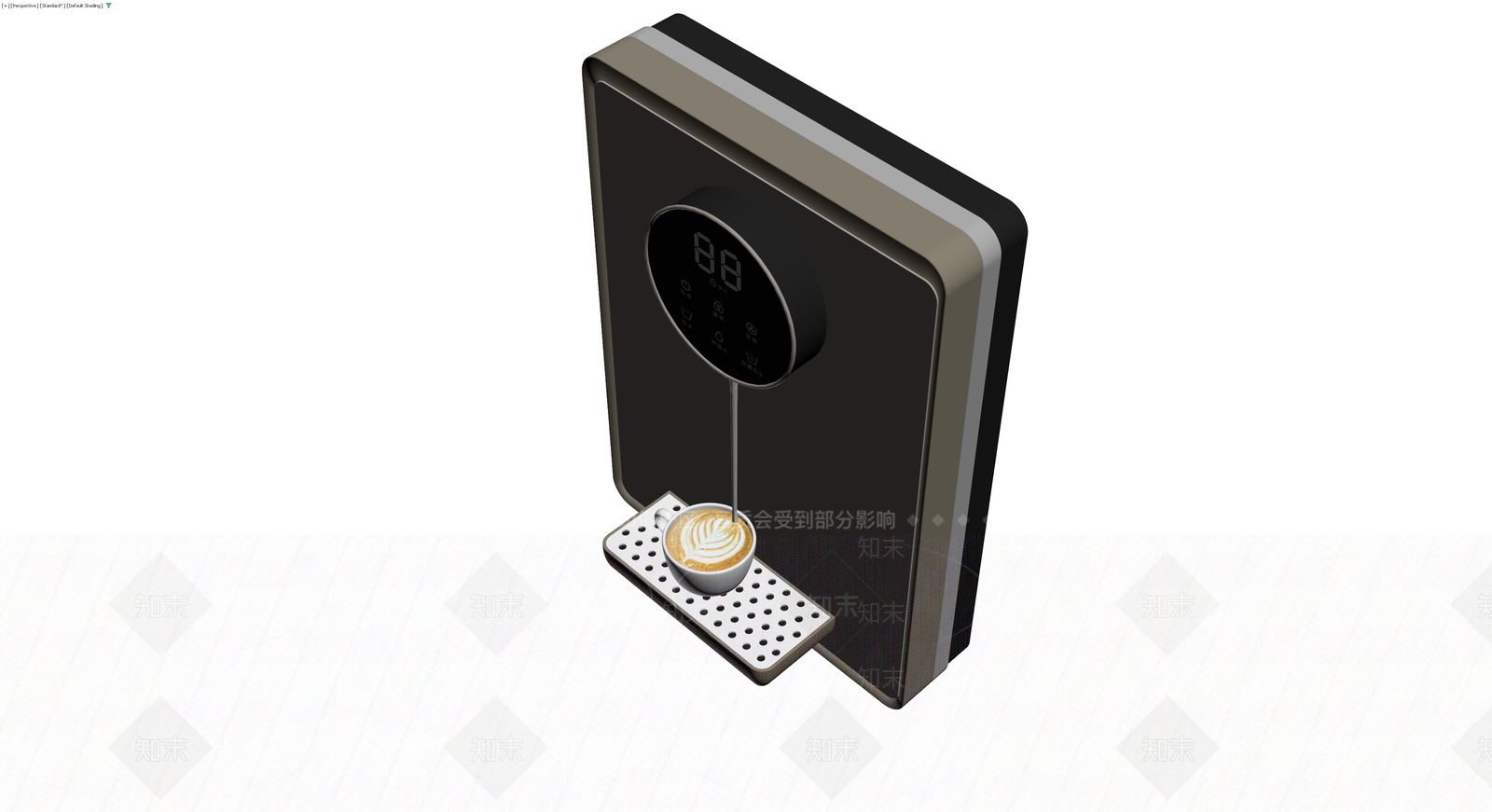 现代壁挂式管线机3D模型下载【ID:1230402793】