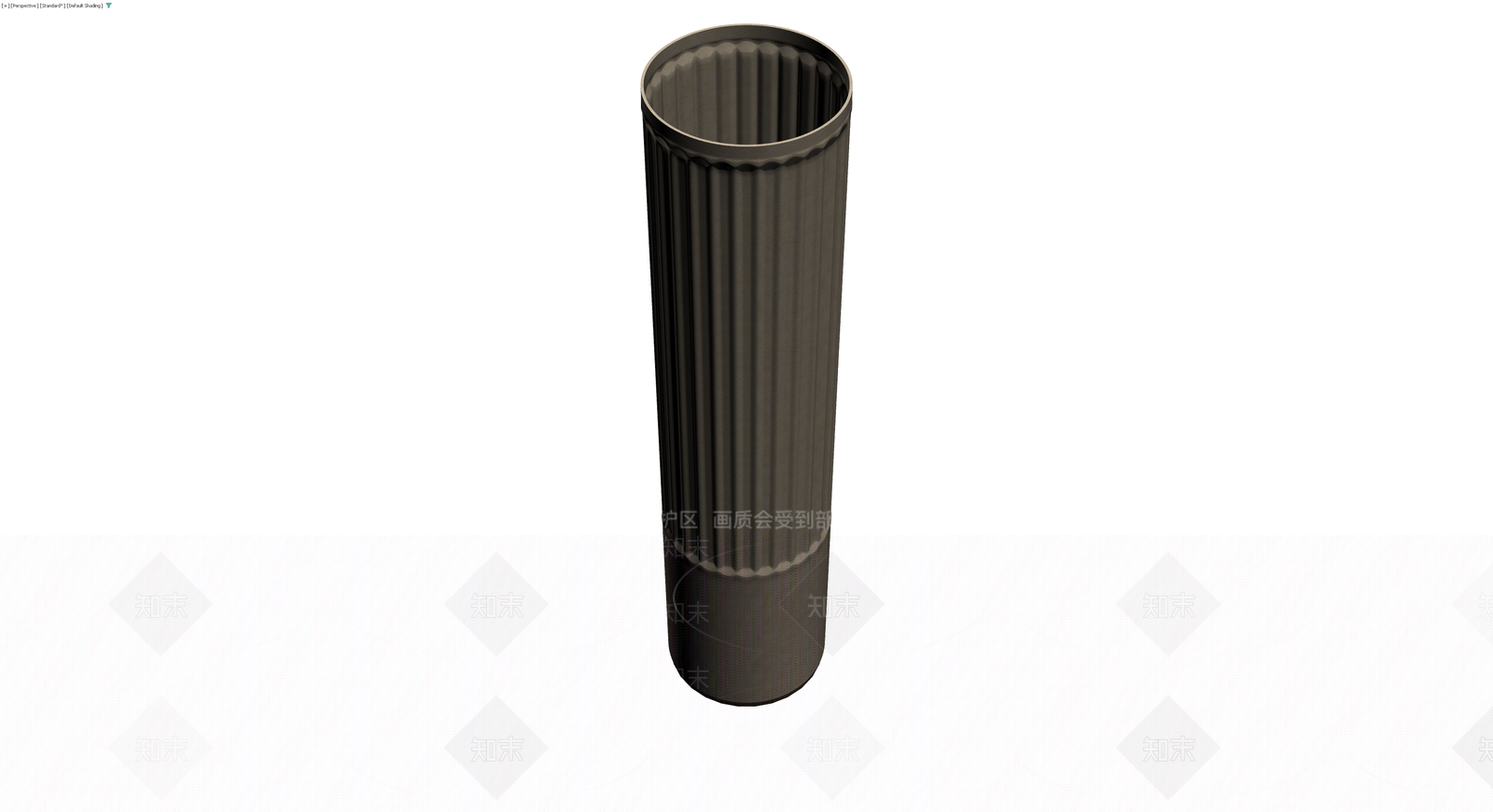 凹槽纹理圆柱体3D模型下载【ID:1230557018】