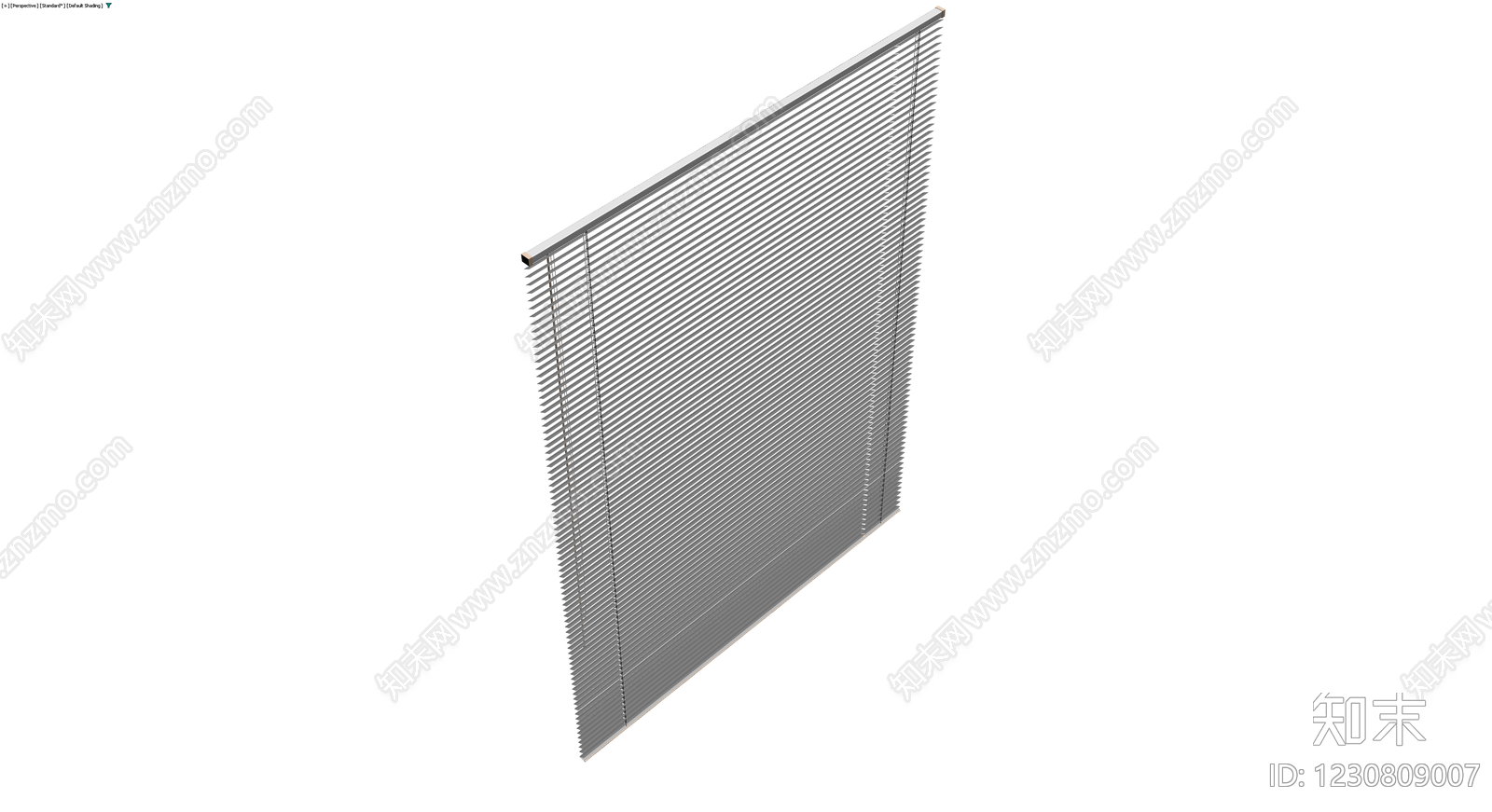 百叶窗成品组件3D模型下载【ID:1230809007】