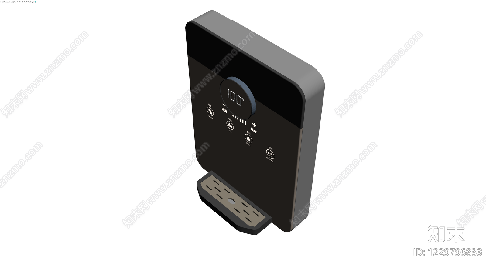 智能饮水机/茶吧机3D模型下载【ID:1229796833】