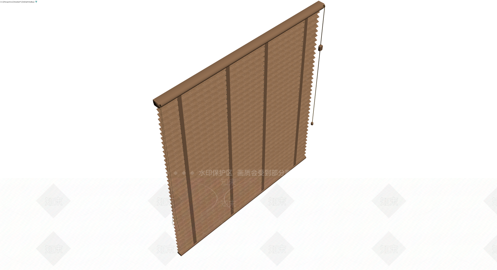 木质百叶窗组件3D模型下载【ID:1230785878】