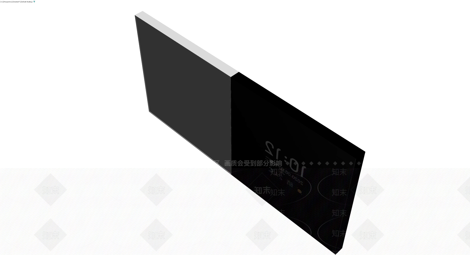 智能时钟显示屏模型3D模型下载【ID:1229868567】