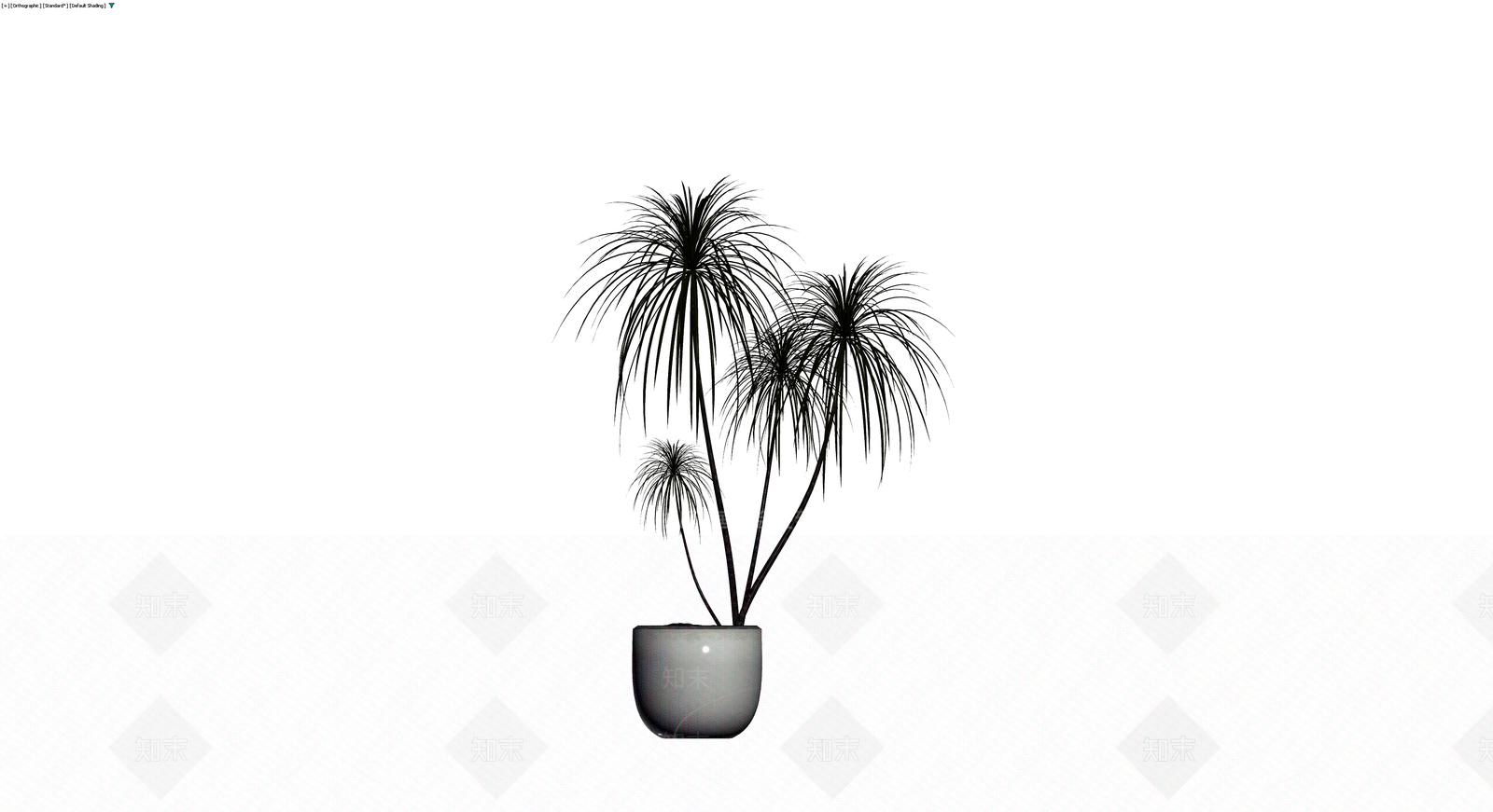 盆栽植物（带盆）3D模型下载【ID:1229901859】
