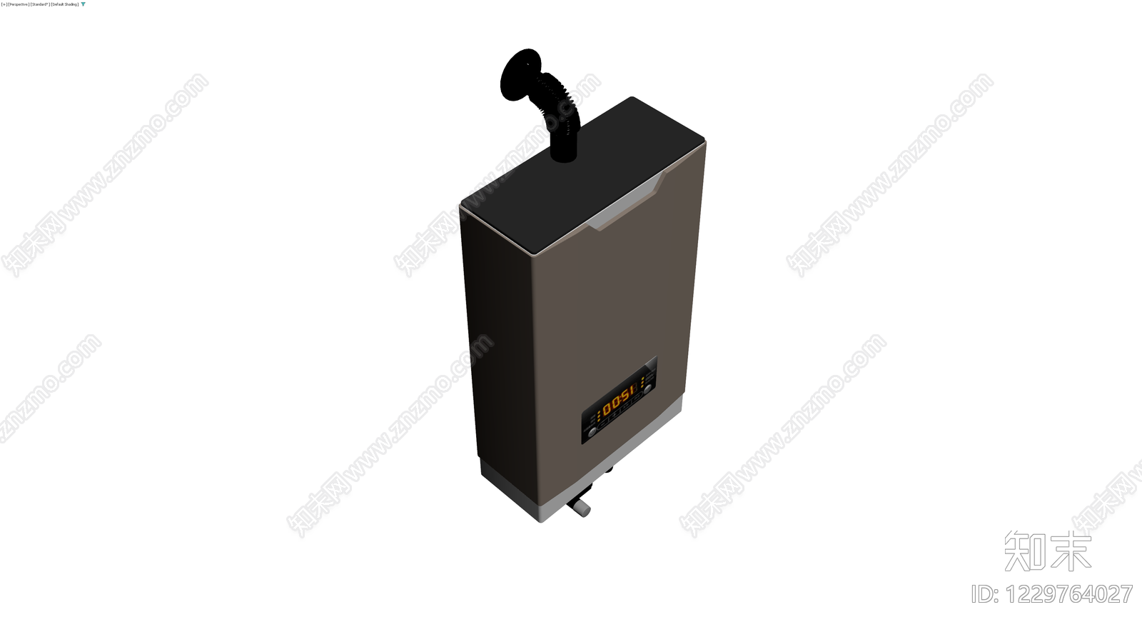 壁挂式燃气热水器3D模型下载【ID:1229764027】