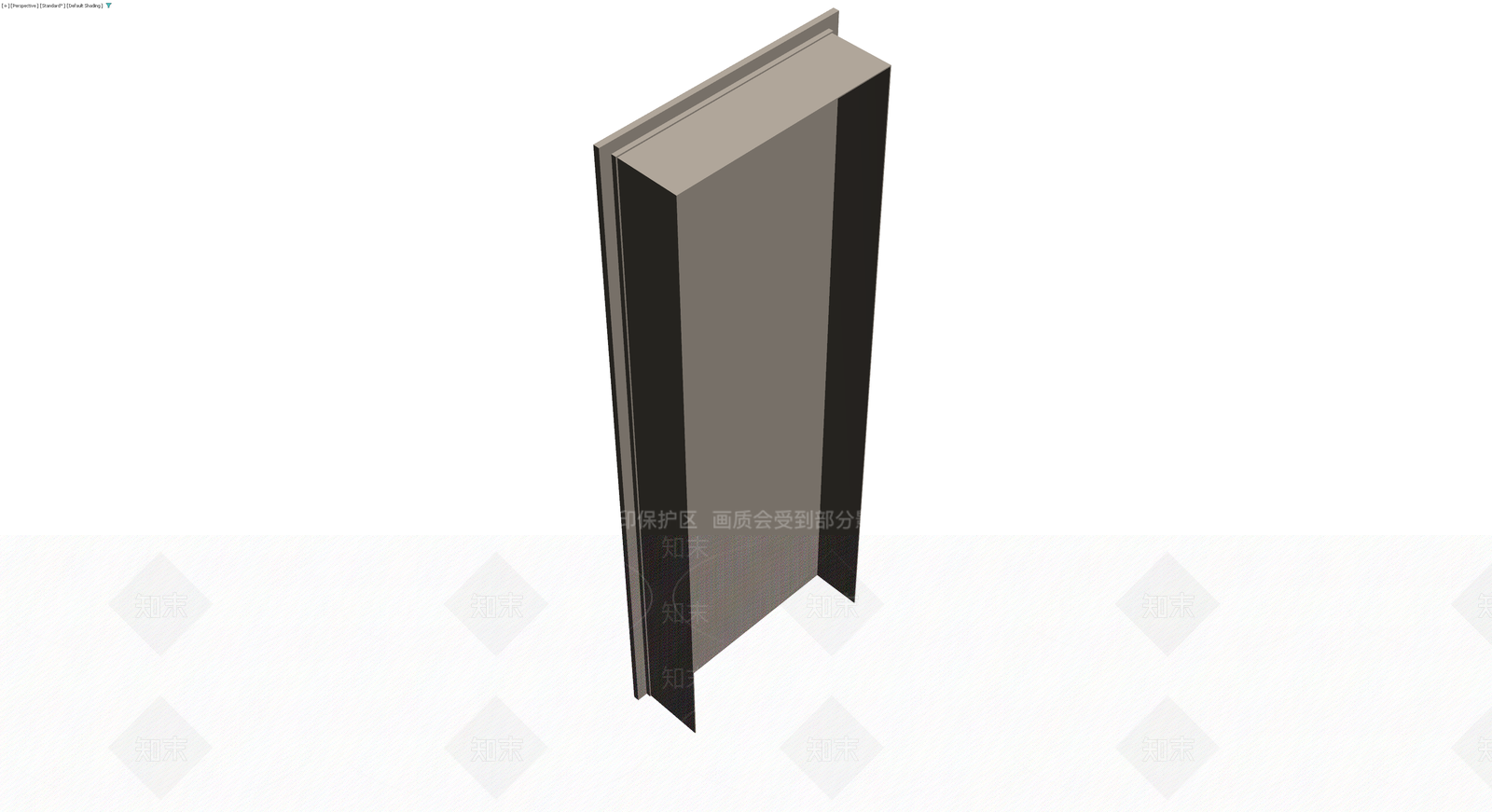 现代简约风格成品门3D模型下载【ID:1230544277】