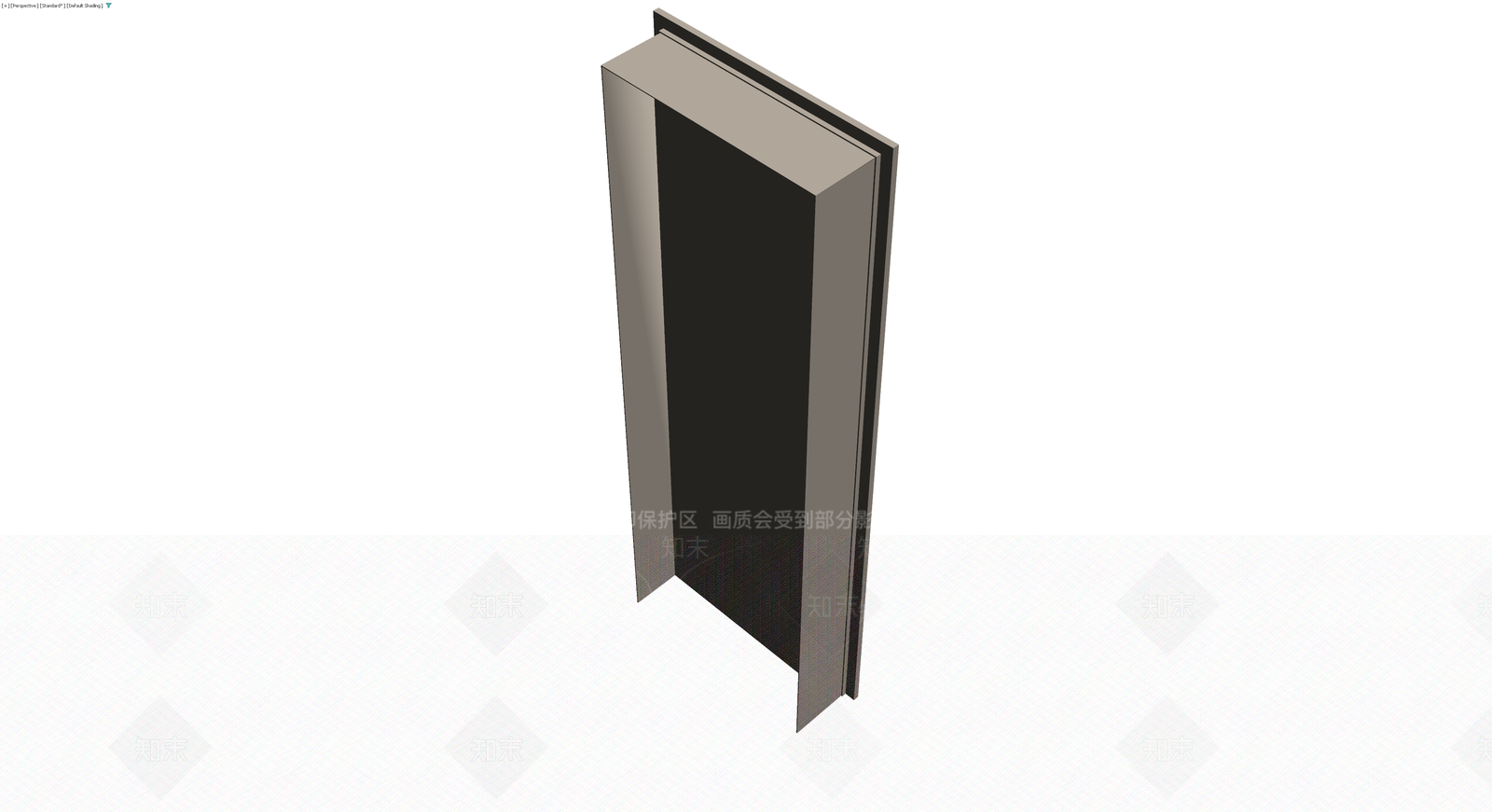 现代简约风格成品门3D模型下载【ID:1230544277】