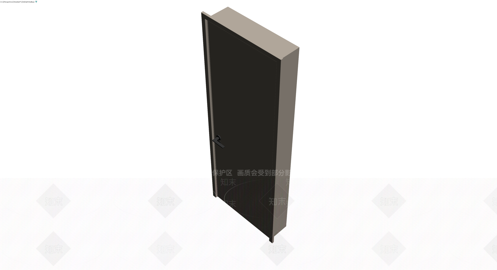 现代简约风格成品门3D模型下载【ID:1230544277】
