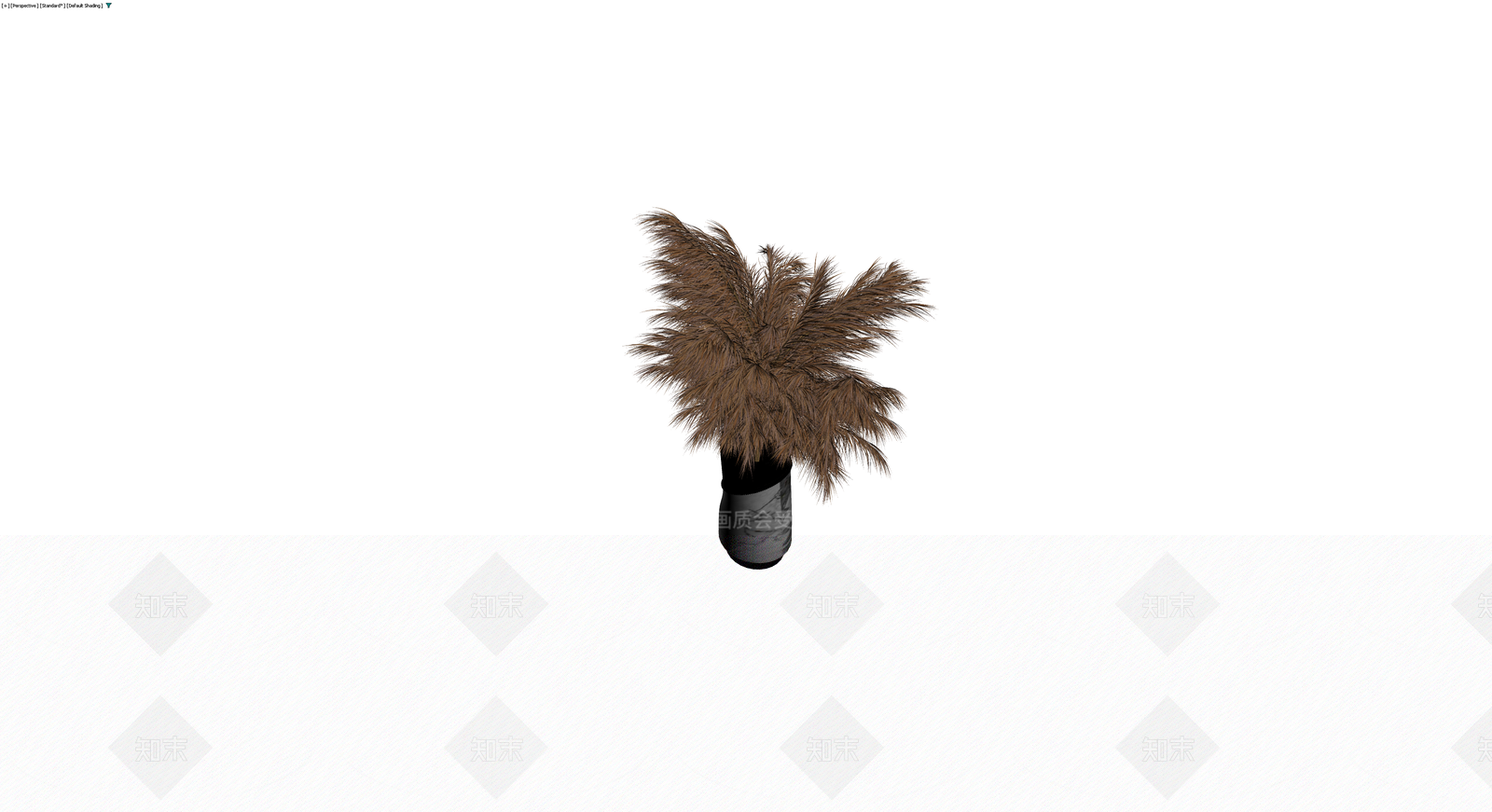 带盆仿真棕榈植物3D模型下载【ID:1230535071】