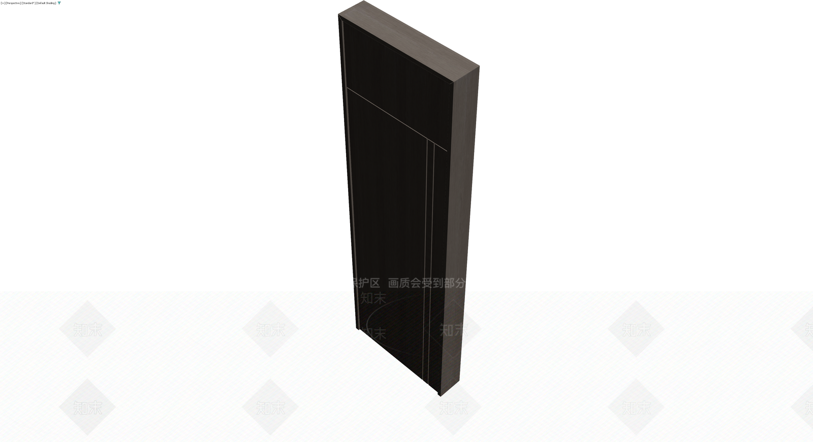 深色木纹高柜3D模型下载【ID:1230395168】