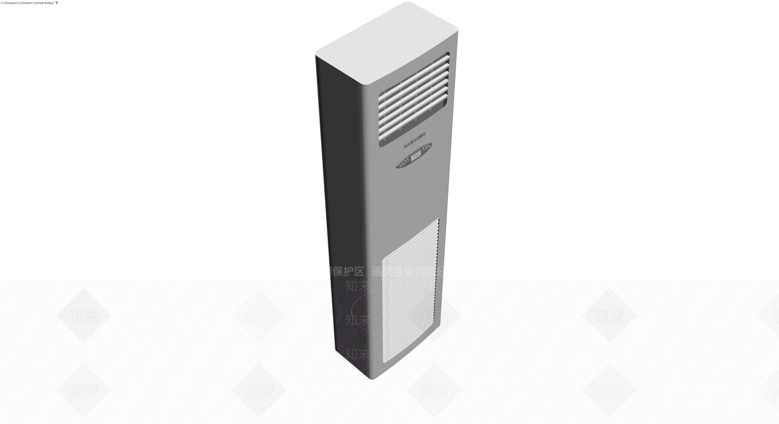 立式空调灰模3D模型下载【ID:1229599116】