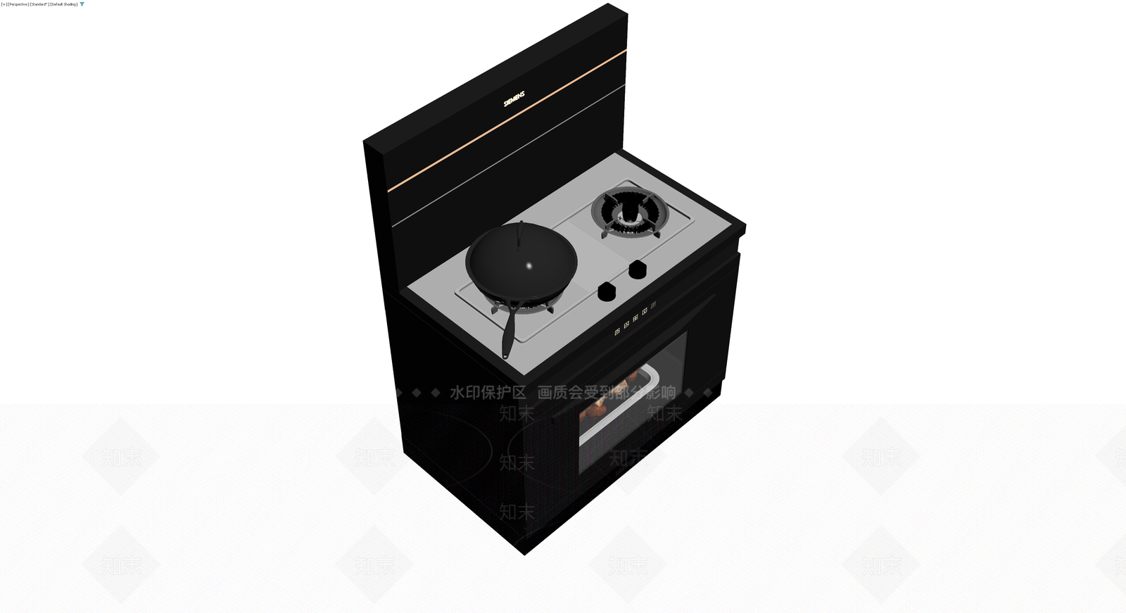西门子集成灶模型3D模型下载【ID:1230760631】