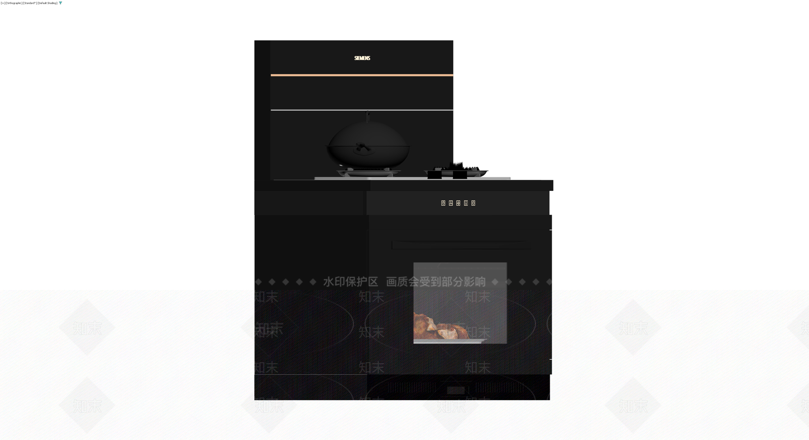 西门子集成灶模型3D模型下载【ID:1230760631】