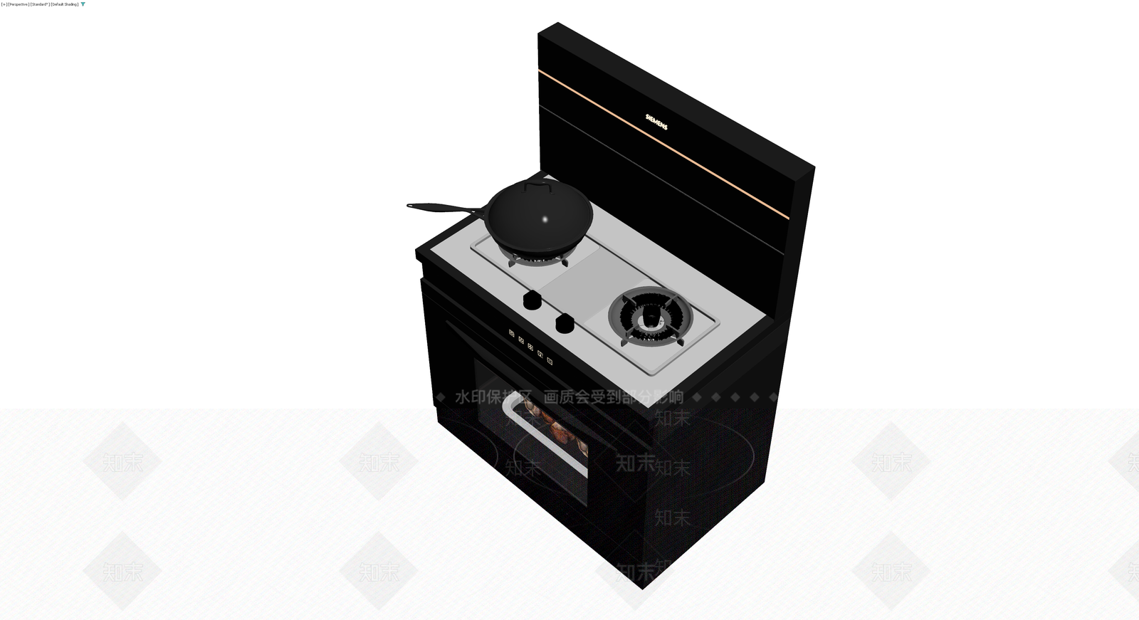 西门子集成灶模型3D模型下载【ID:1230760631】