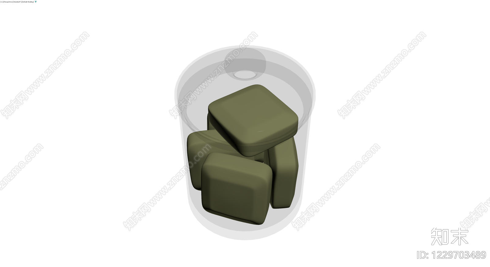 带盖罐装橄榄3D模型下载【ID:1229703489】