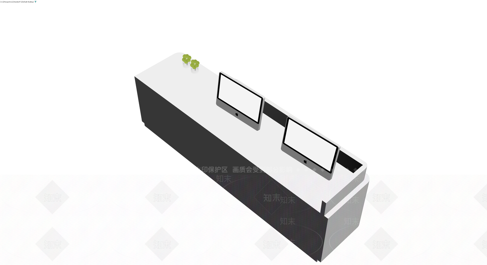 现代风格收银台家具3D模型下载【ID:1230628914】