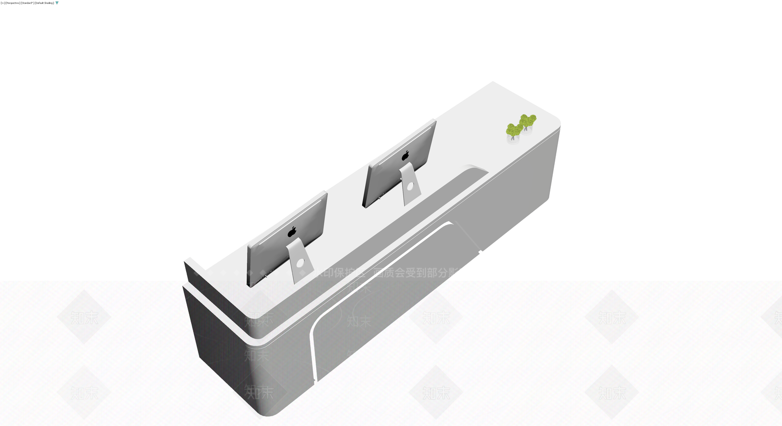 现代风格收银台家具3D模型下载【ID:1230628914】
