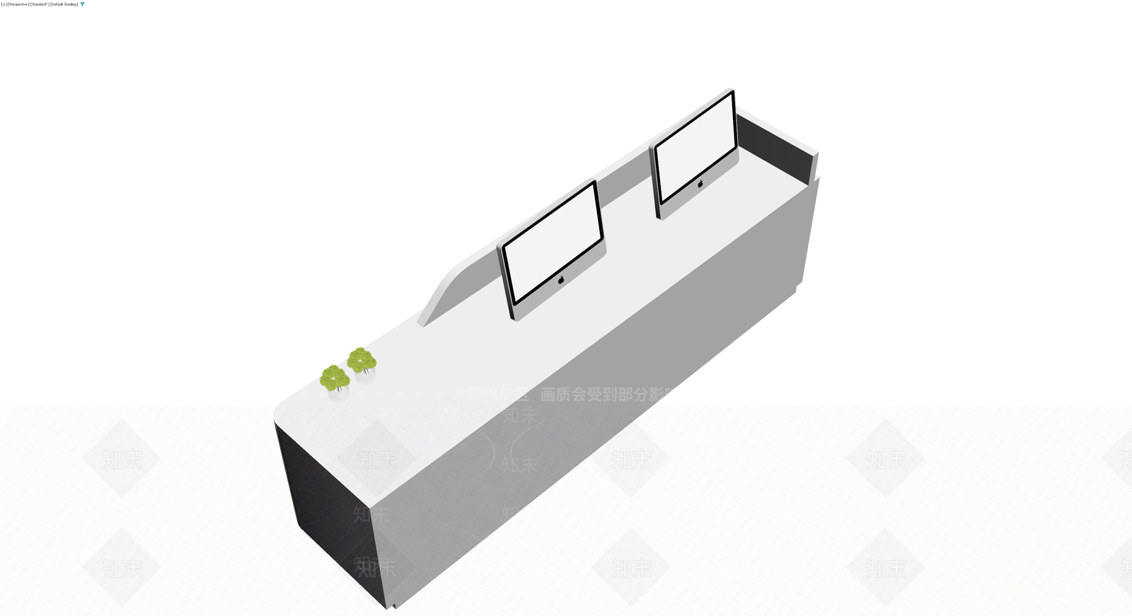 现代风格收银台家具3D模型下载【ID:1230628914】