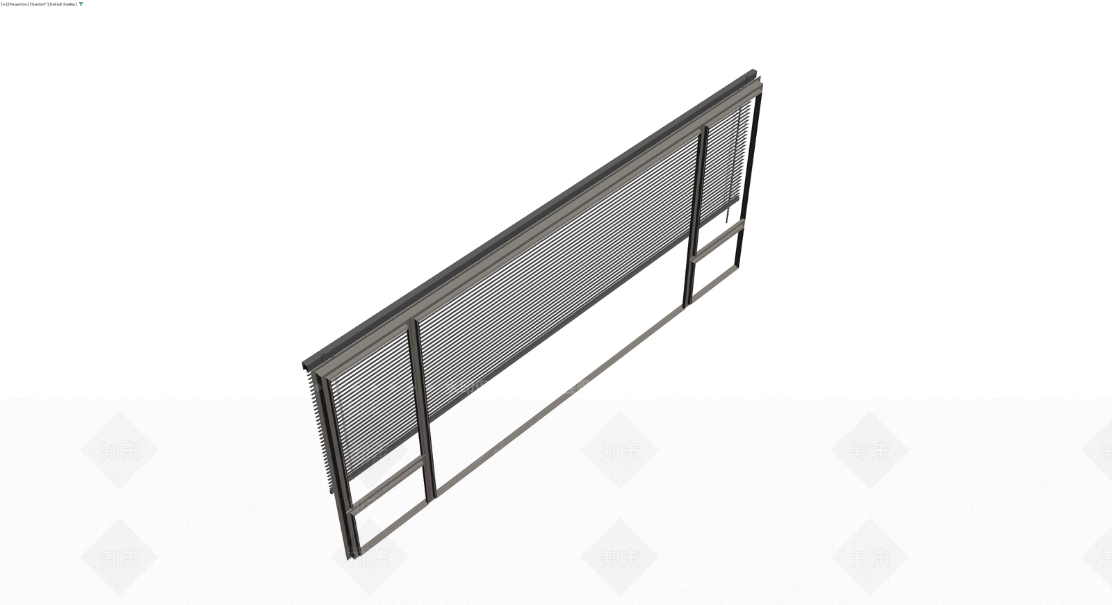 成品百叶窗系统3D模型下载【ID:1229600295】