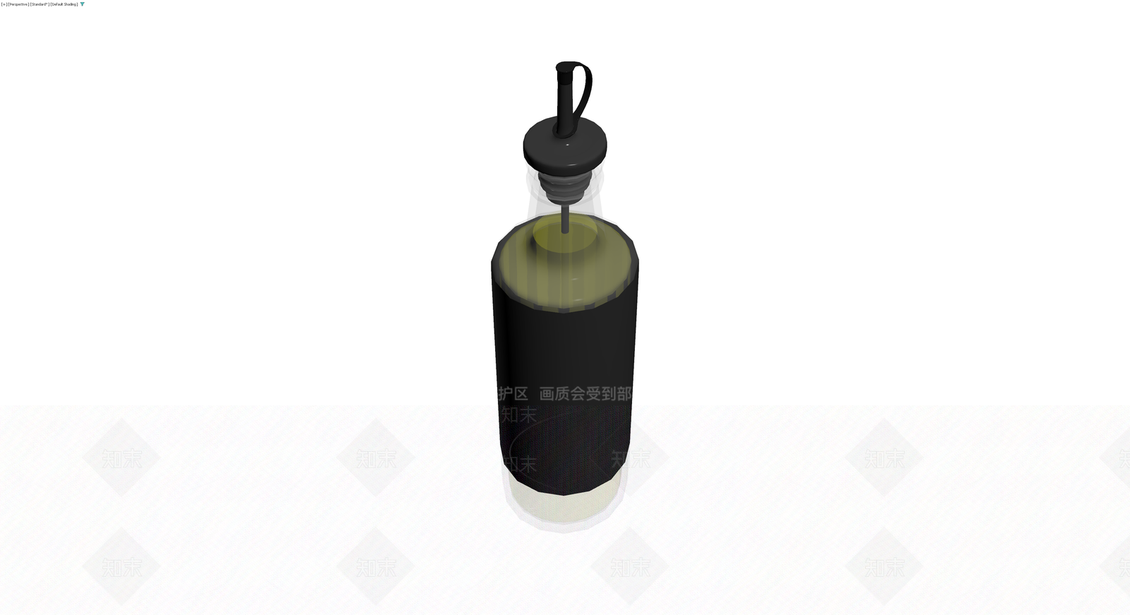 黑色标签油瓶配倒嘴3D模型下载【ID:1229855442】