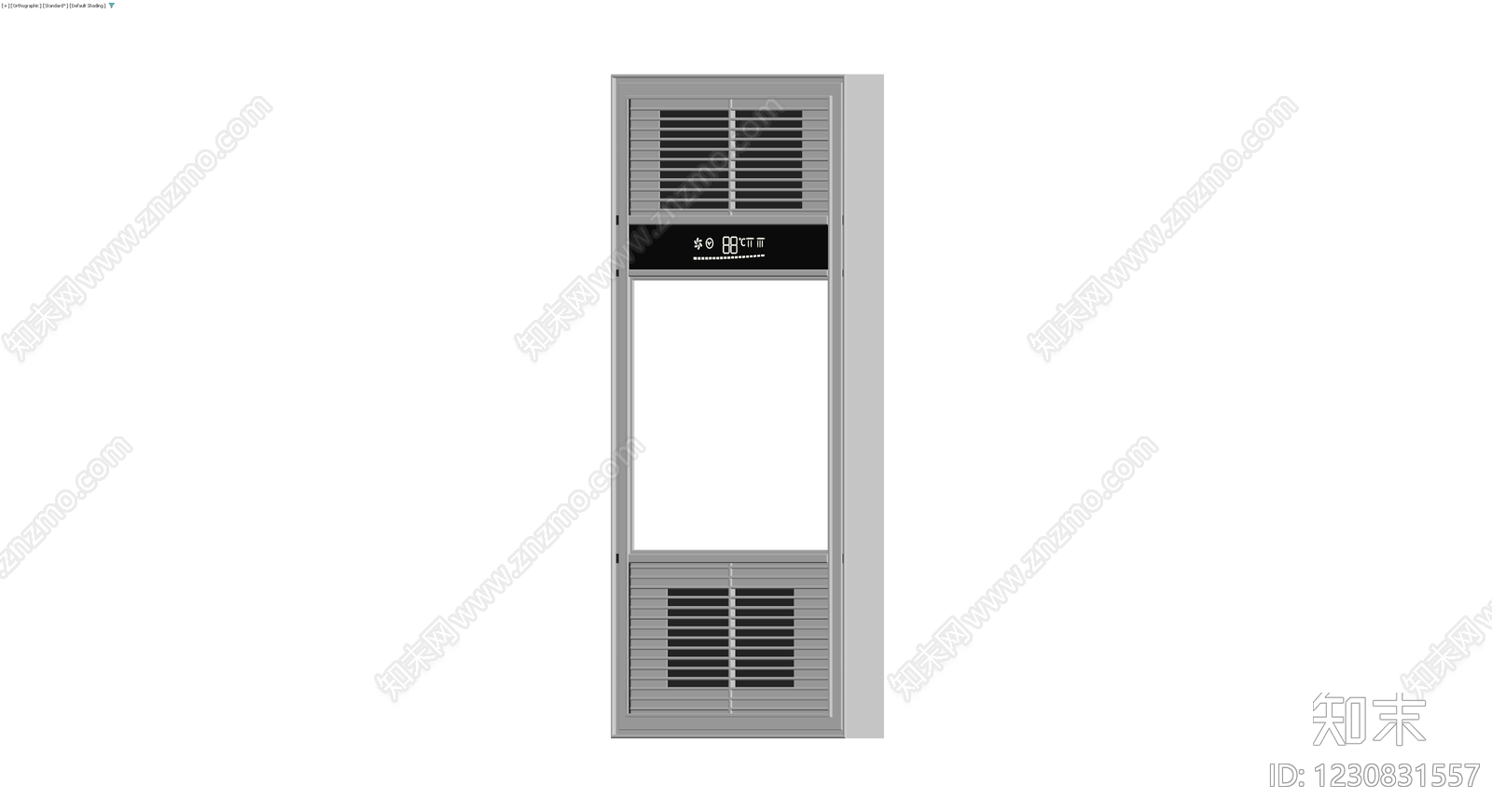 立式空调灰模3D模型下载【ID:1230831557】
