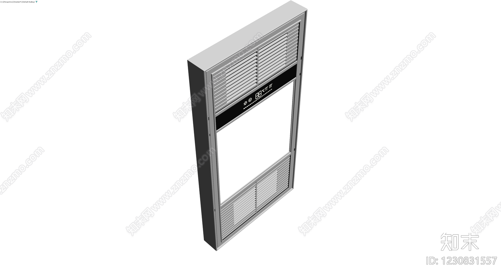 立式空调灰模3D模型下载【ID:1230831557】