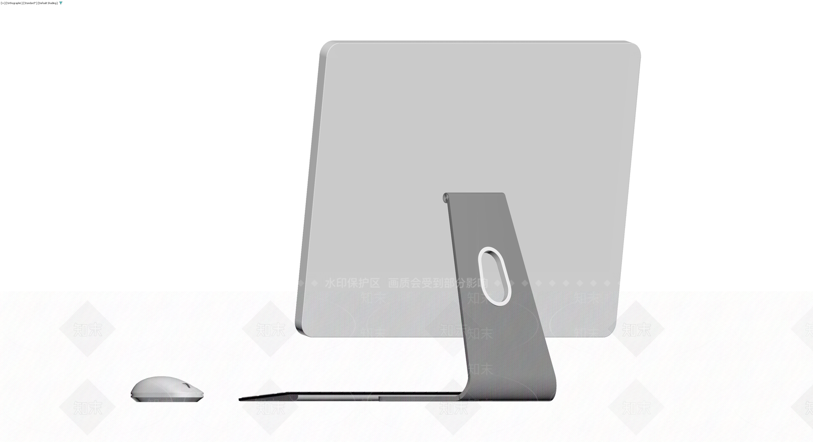 一体机电脑键盘鼠标3D模型下载【ID:1230699393】