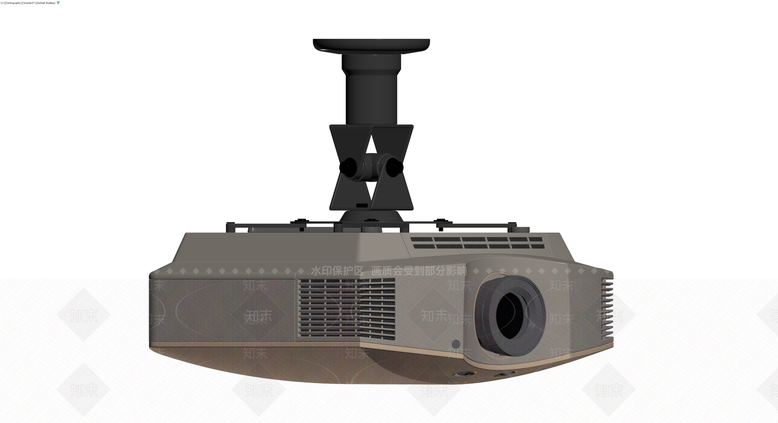 吊装投影仪模型3D模型下载【ID:1230351432】