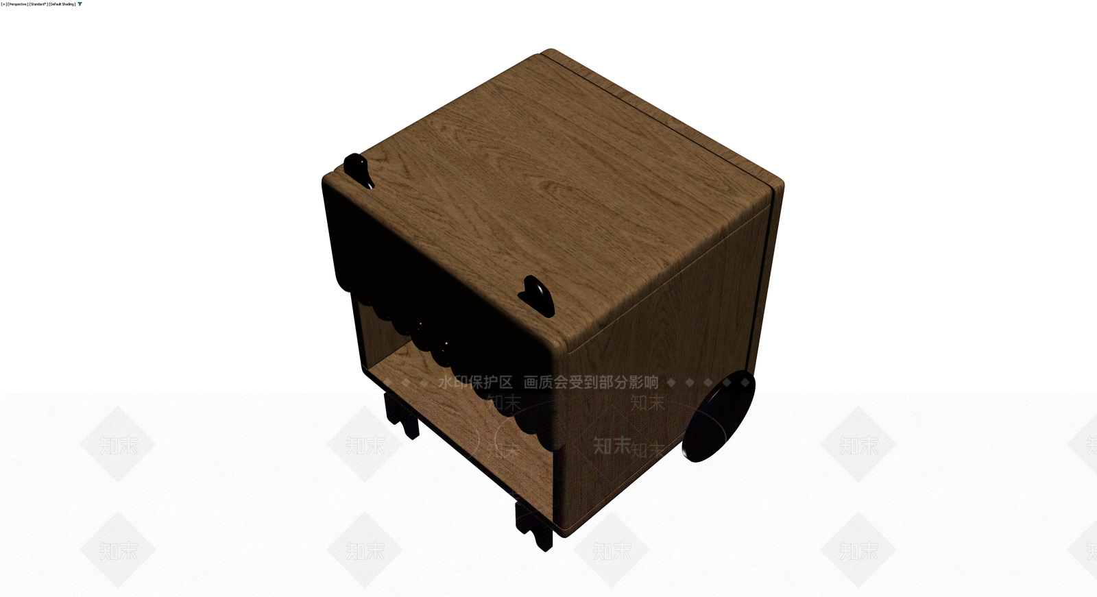 卡通造型木质推车3D模型下载【ID:1230397020】