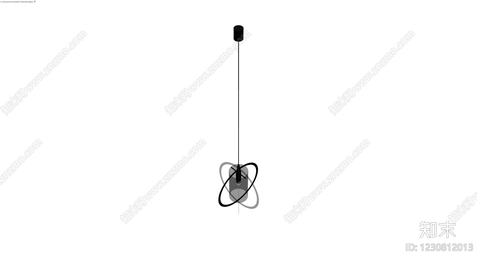 现代风格吊灯灯具3D模型下载【ID:1230812013】