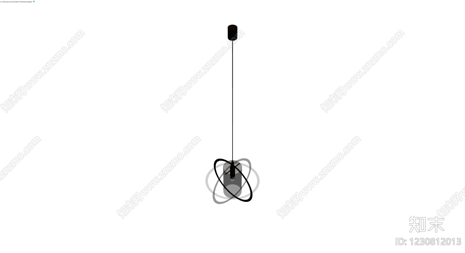 现代风格吊灯灯具3D模型下载【ID:1230812013】